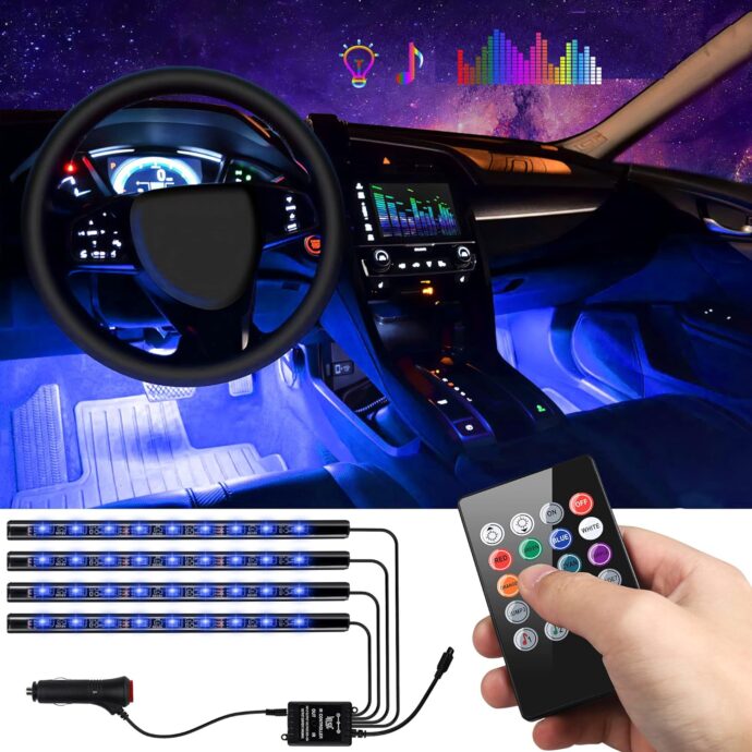 شريط اضاءة LED للسيارة (للاقدام)