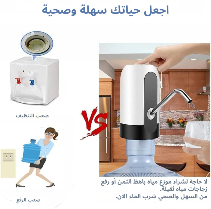 ⁦مضخة ماء قابلة للشحن⁩ - الصورة ⁦4⁩
